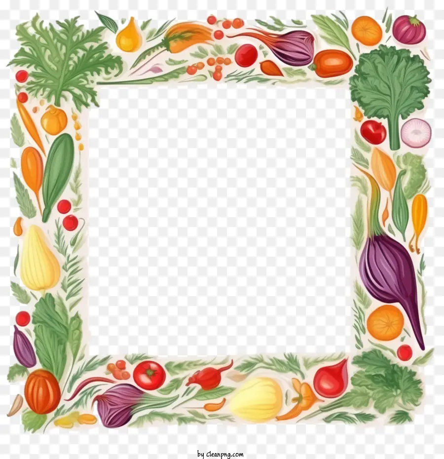 Dia Mundial Da Alimentação，Quadro Vegetal PNG