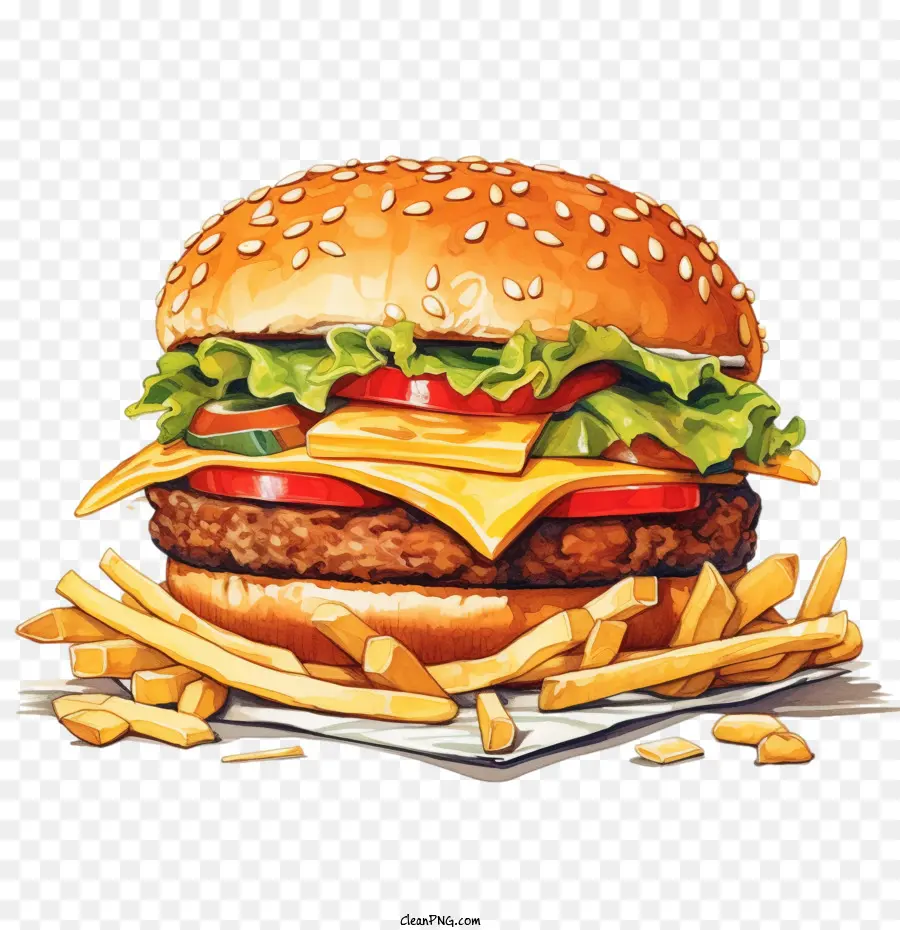 Hamburger，Hambúrguer PNG