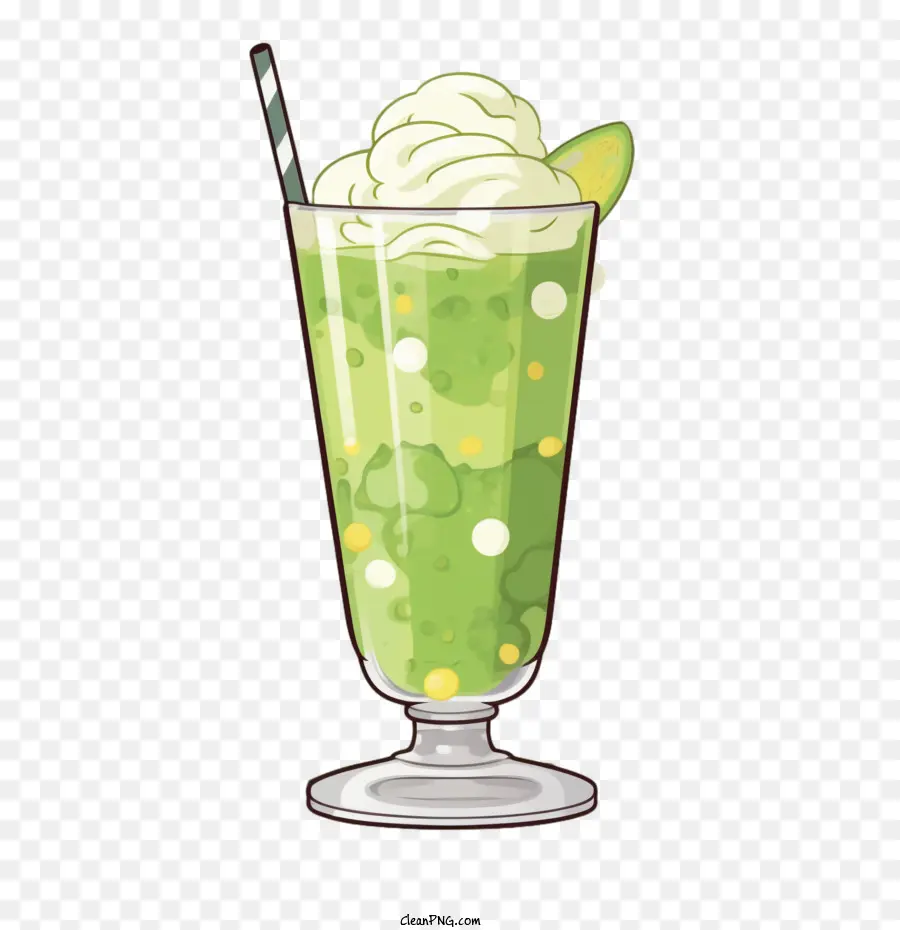 Milkshake，Bebida Verde PNG