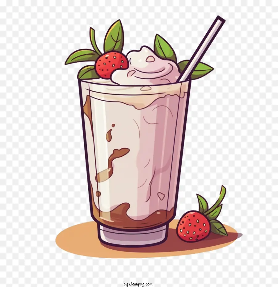 Milkshake，Morango PNG