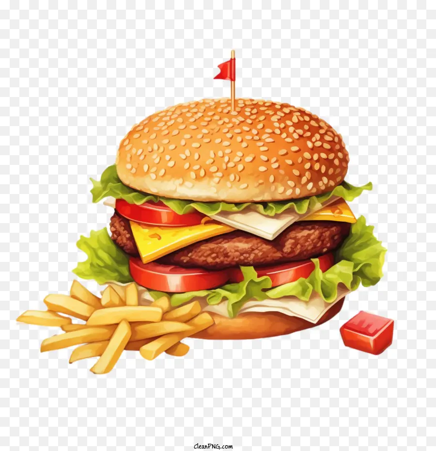 Hamburger，Hambúrguer PNG