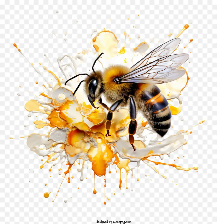 Dia Mundial De Mel Bee，Bumblebee PNG