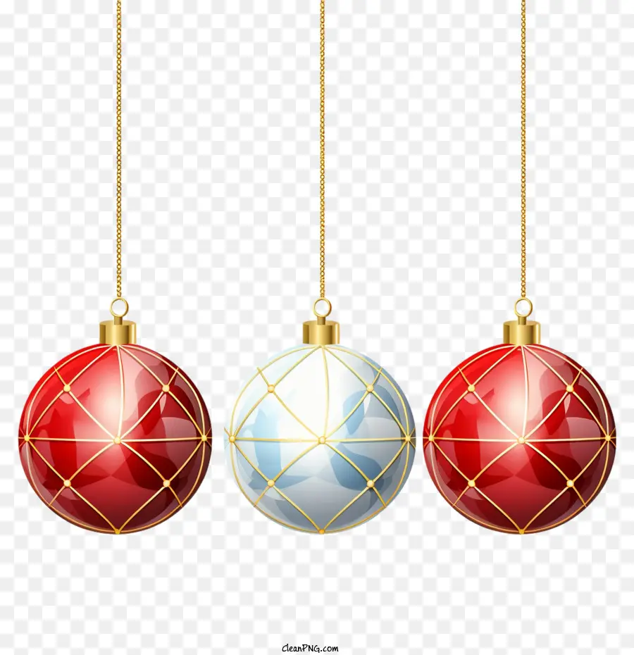 Bolas De Natal，Enfeites De Natal Coloridos PNG