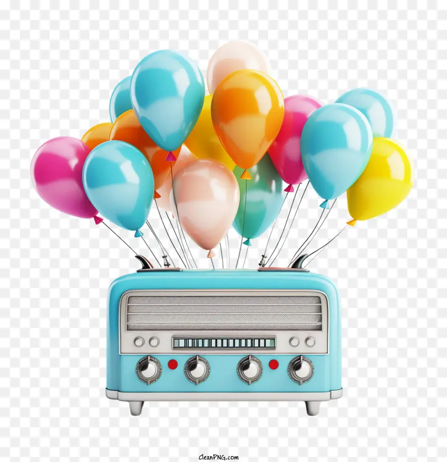 Dia Nacional Da Rádio，Balões PNG