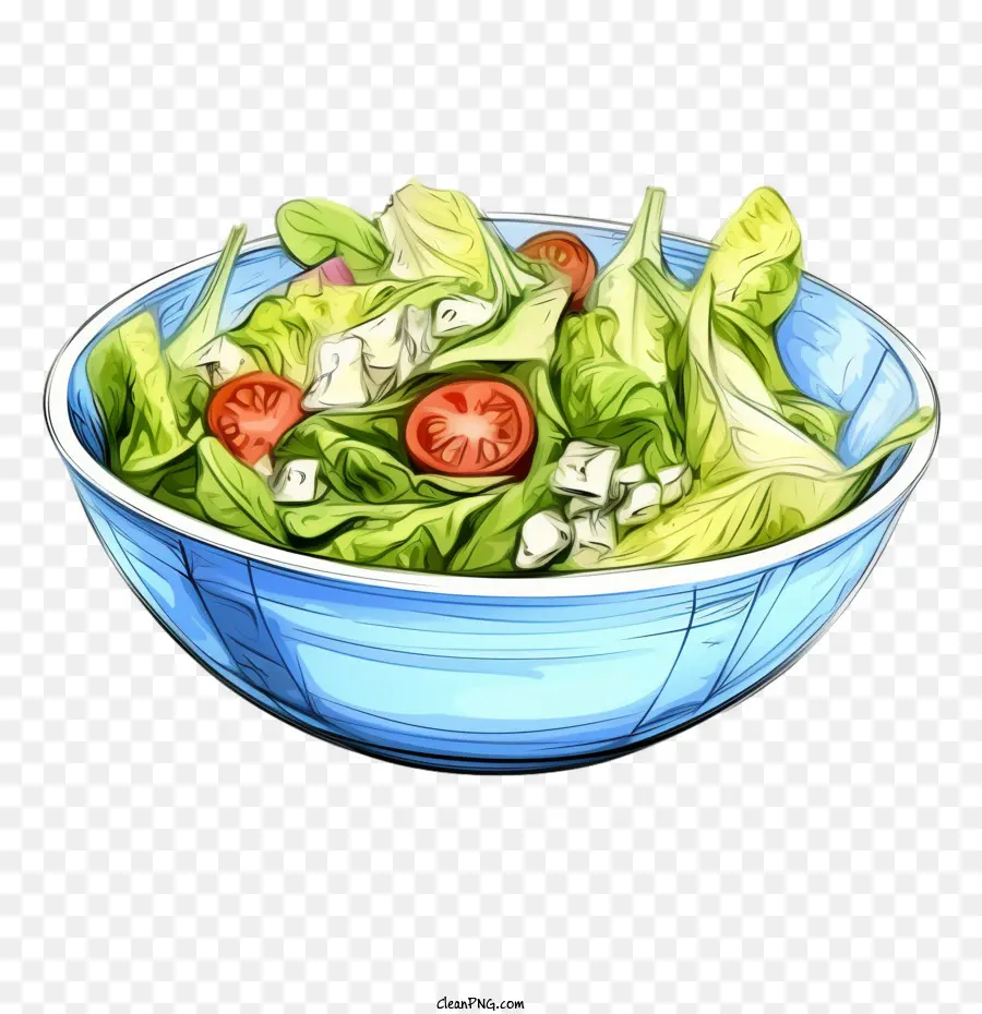Salada，Folhas Verdes PNG