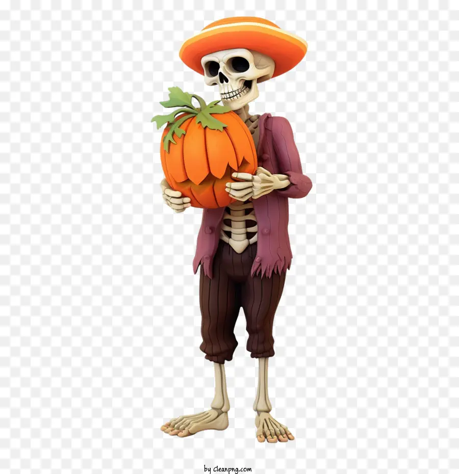 Halloween Esqueleto， PNG