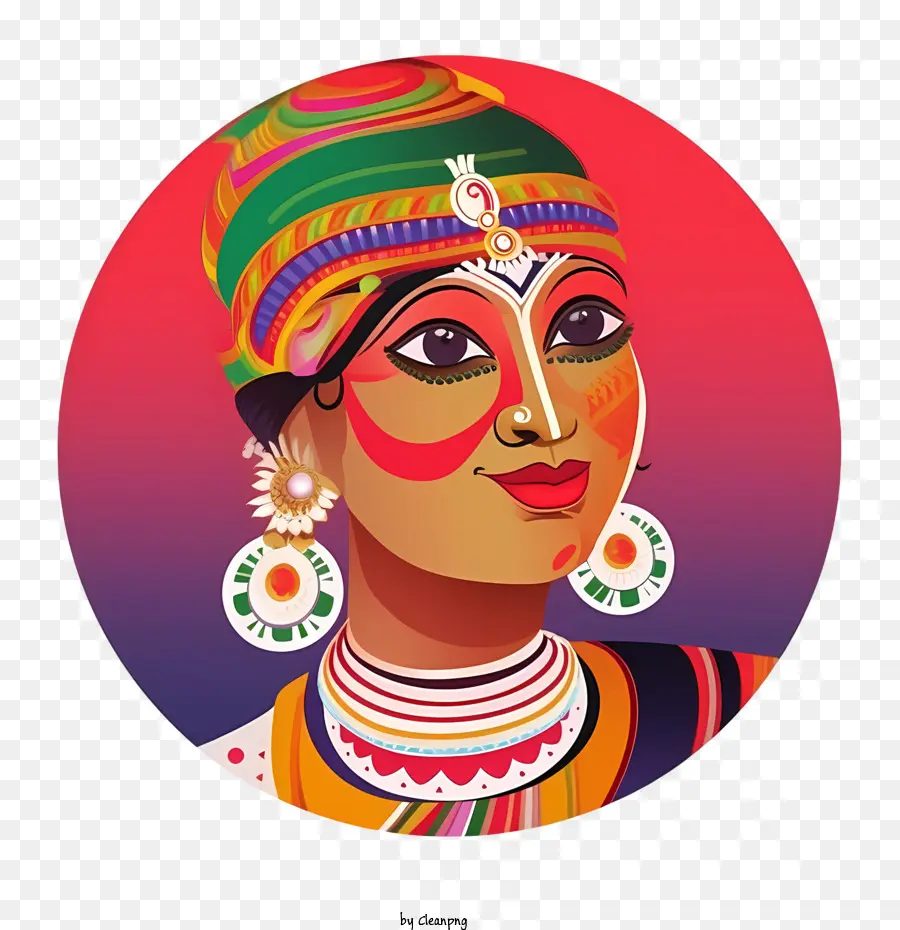 Onam Kathakali，Retrato PNG