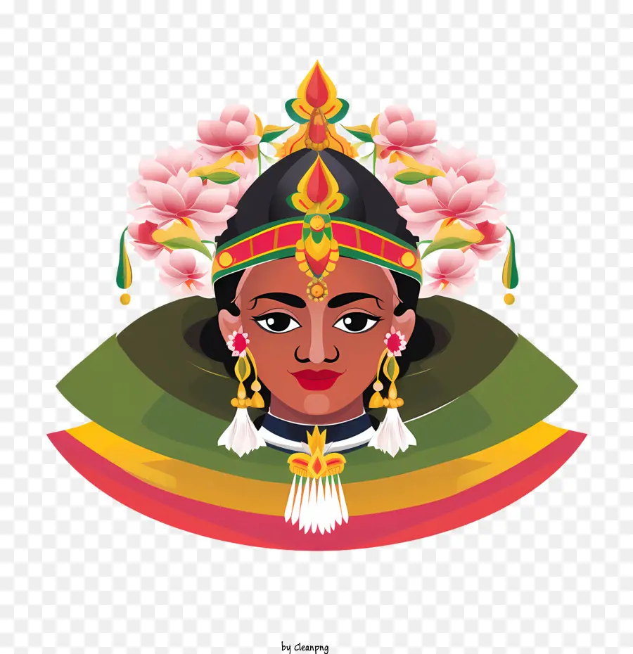 Onam Kathakali，Retrato PNG