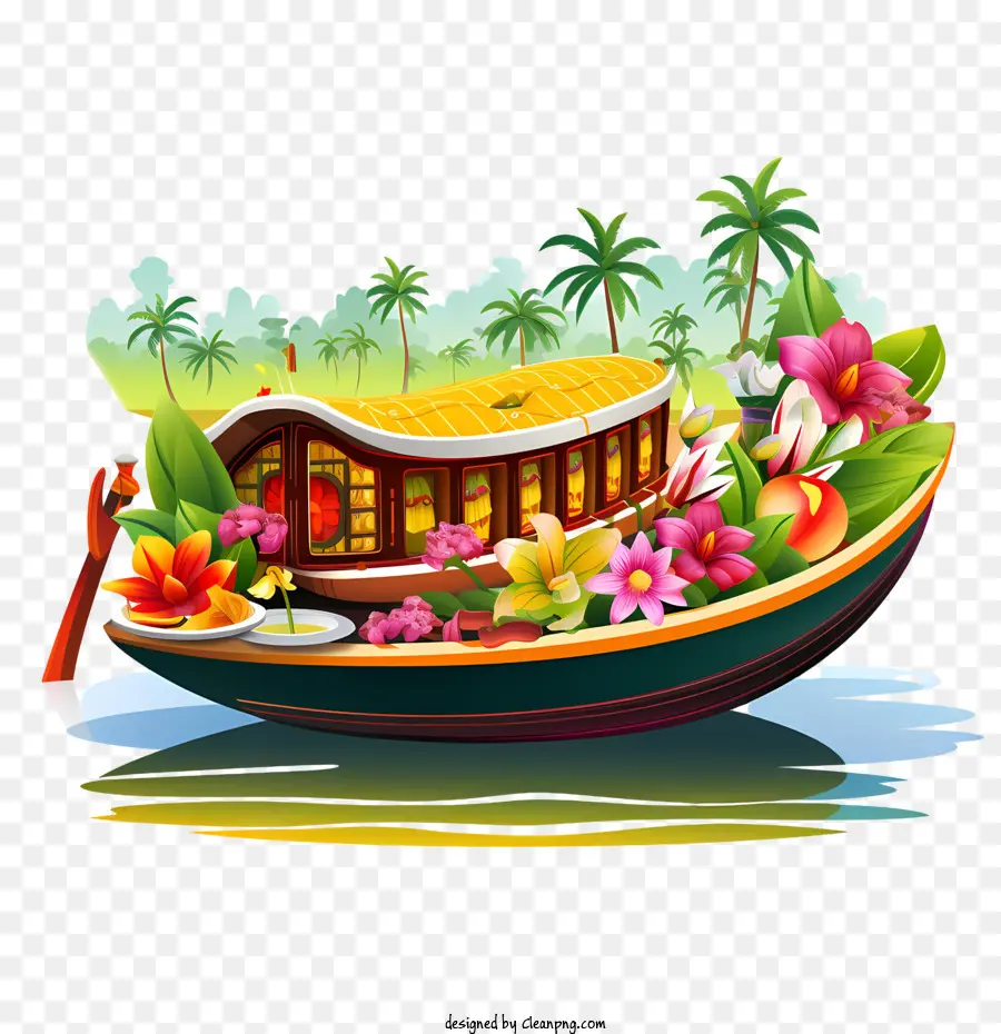 Onam Boat，Barco PNG