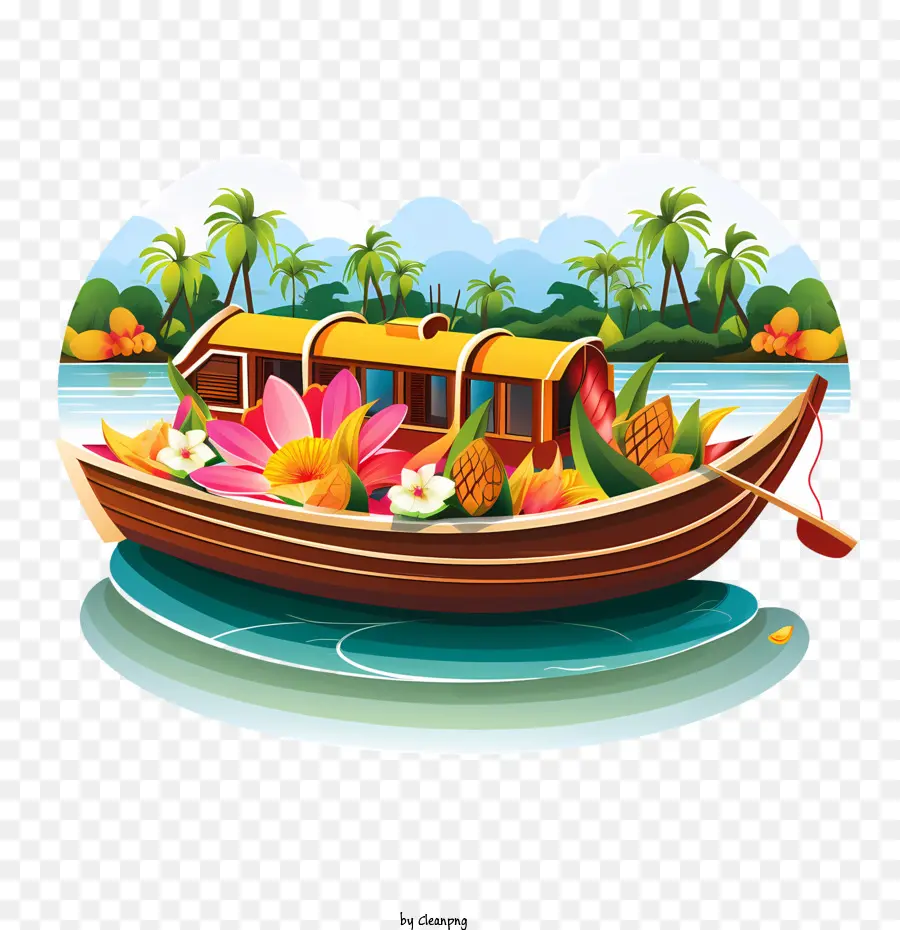 Onam Boat，Barco PNG