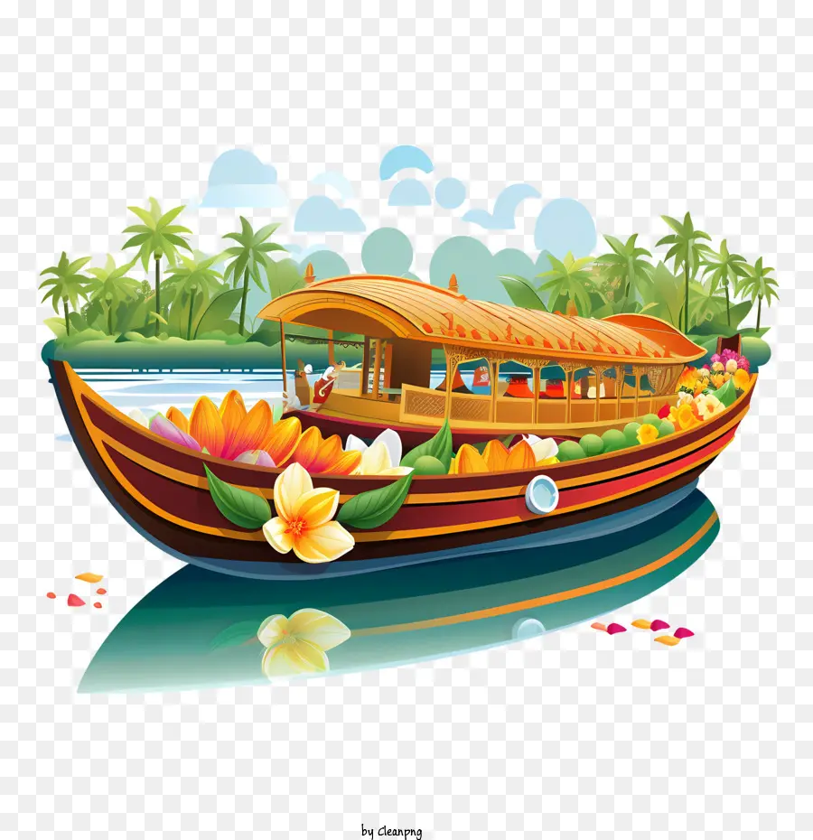 Onam Boat，Barco PNG