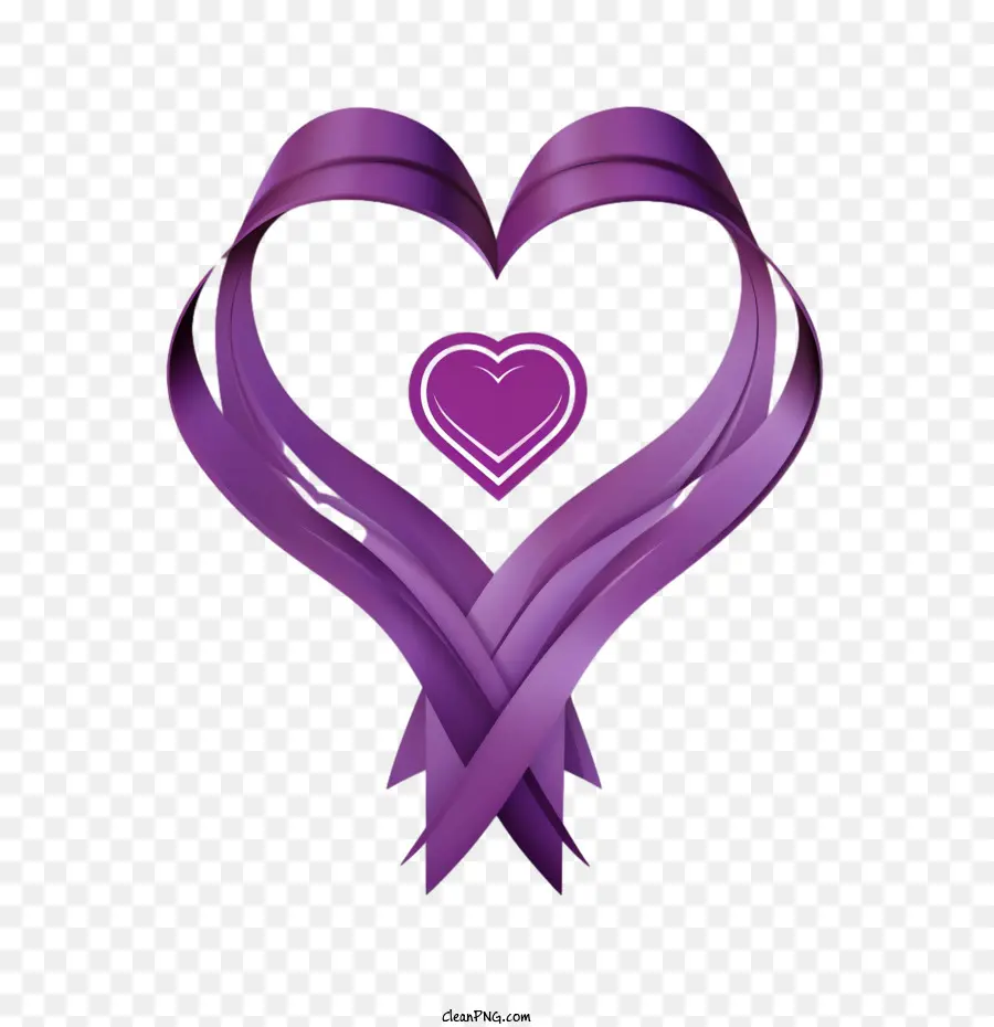 Dia Do Coração Roxo，Amor PNG