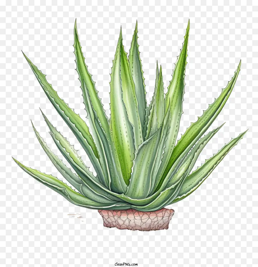 Aloe Vera，Aloe Vera Verde PNG