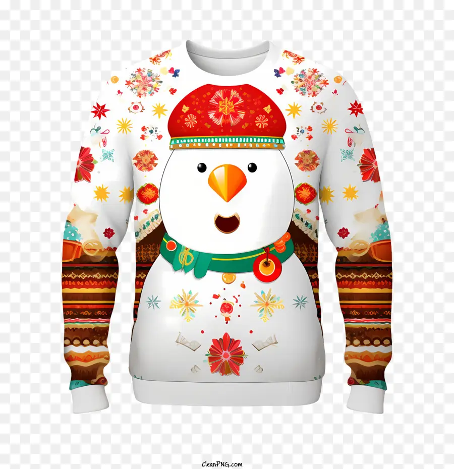 Feio Camisola Do Dia，Boneco De Neve PNG