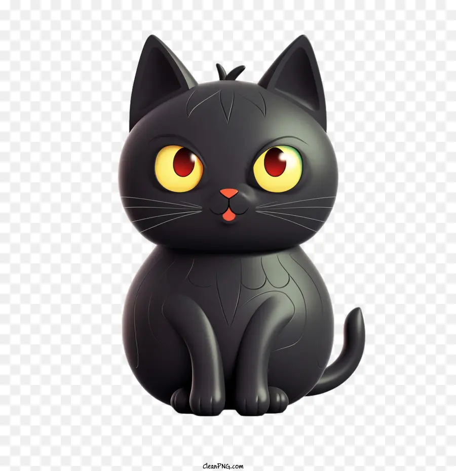 Dia Das Bruxas，Gato Preto PNG