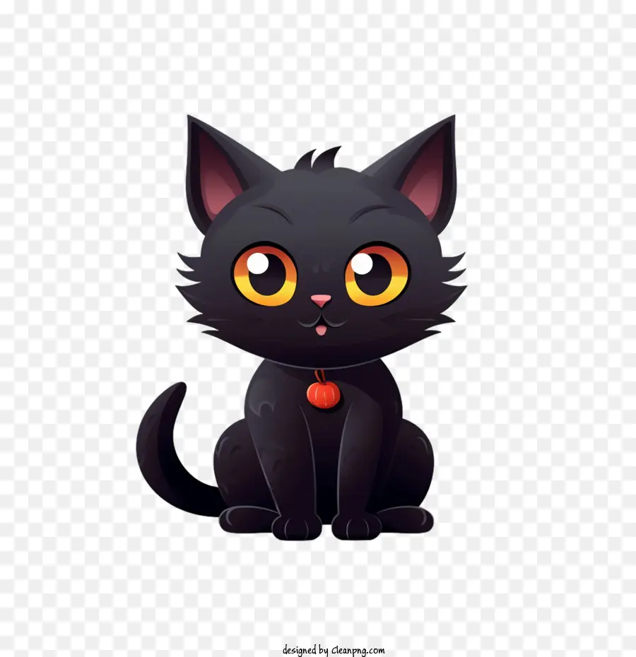 Dia Das Bruxas，Gato Preto PNG