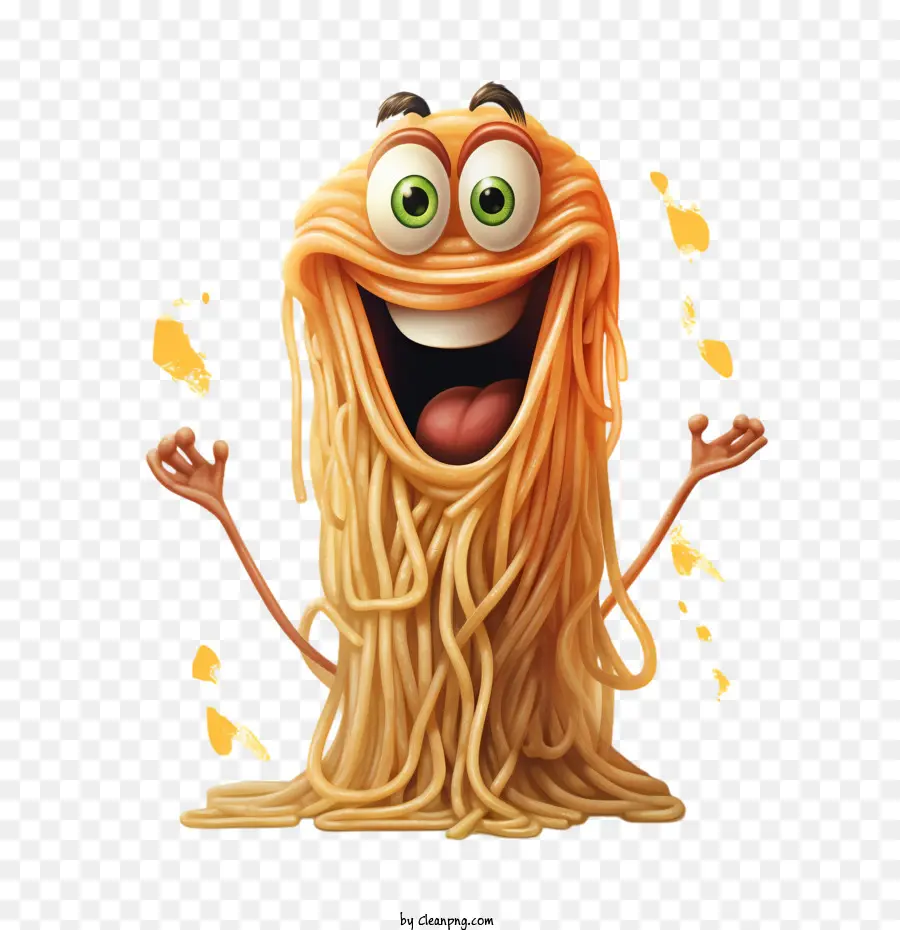 Dia Nacional Do Linguine，Monstro De Espaguete PNG