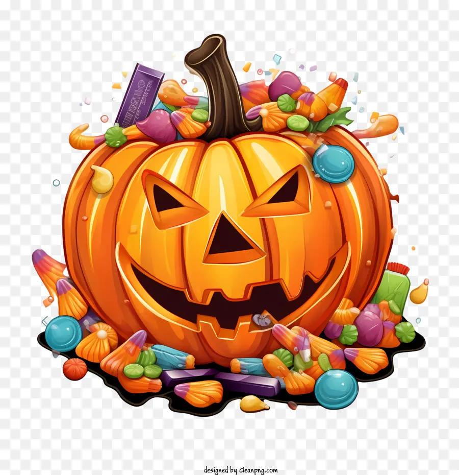 Tigela De Doces De Halloween，Doces De Halloween PNG