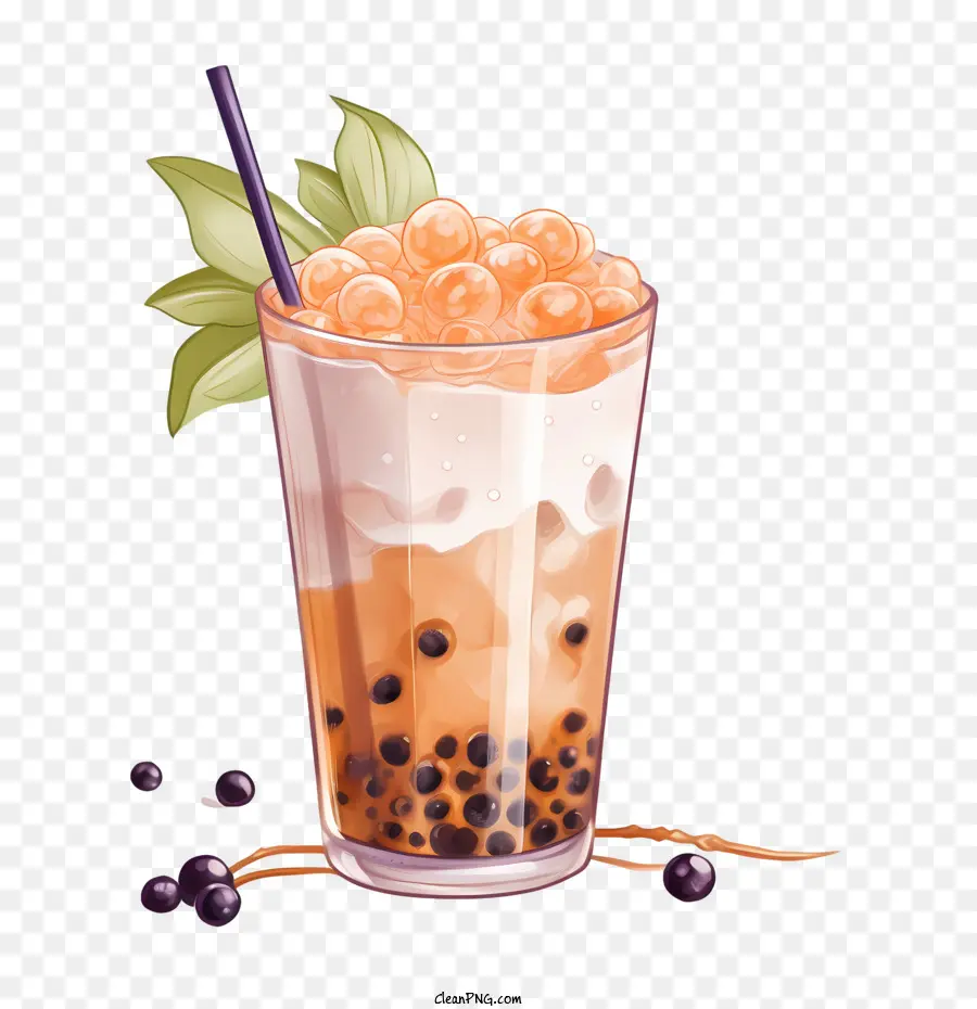 Chá De Leite De Bolha，Suco De Frutas PNG