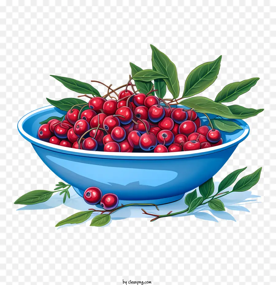 Cranberries Vermelhas，Tigela De Frutas Vermelhas PNG