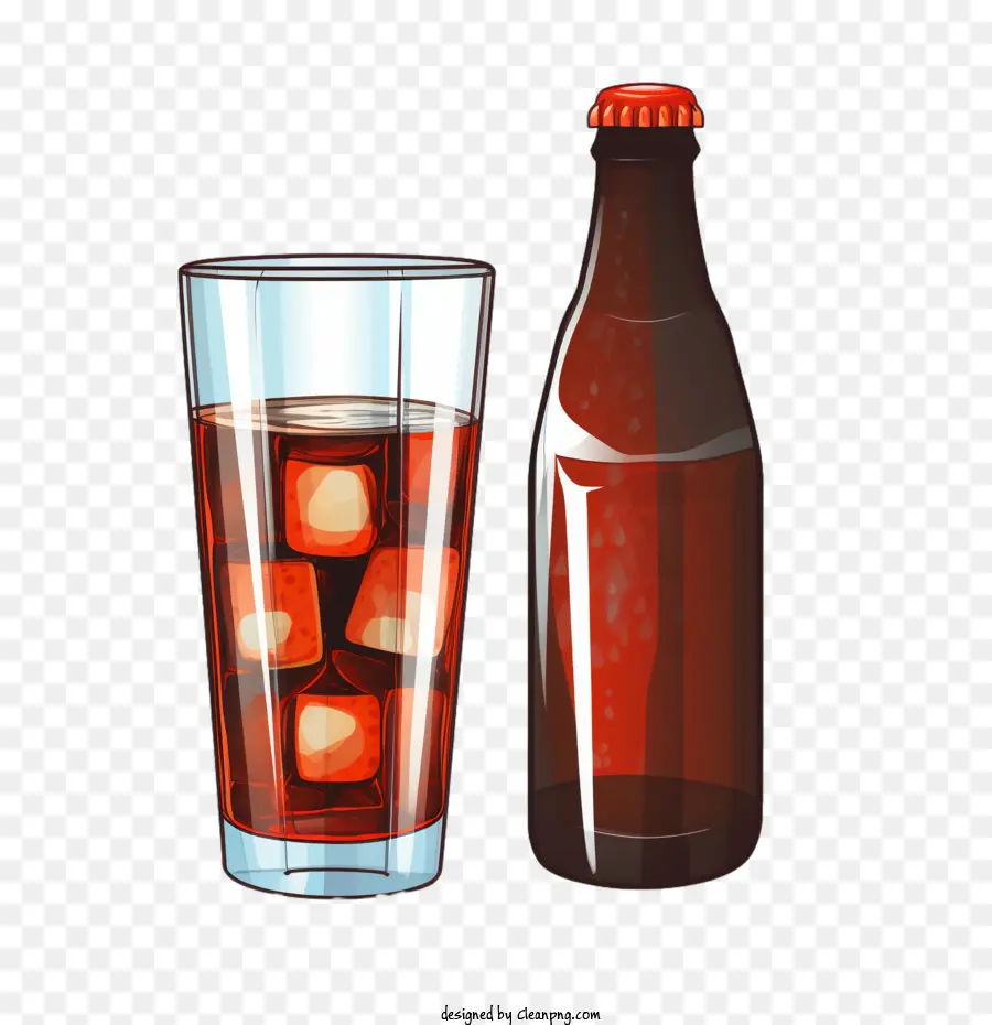 Soda Cola，Vidro PNG