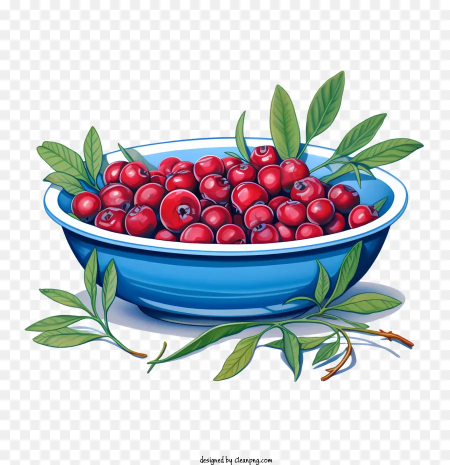 Cranberries Vermelhas，Tigela De Frutas Vermelhas PNG