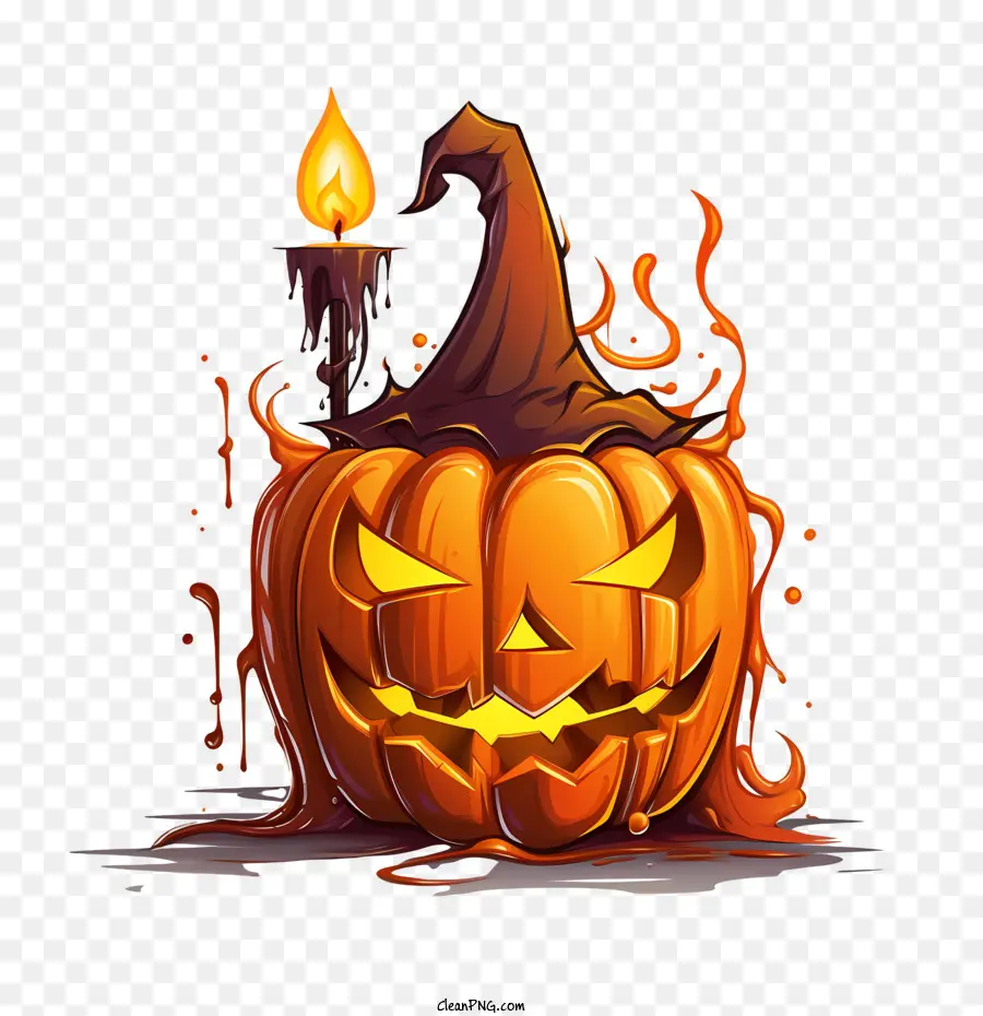 Jack O Lanterna，Abóbora De Halloween PNG