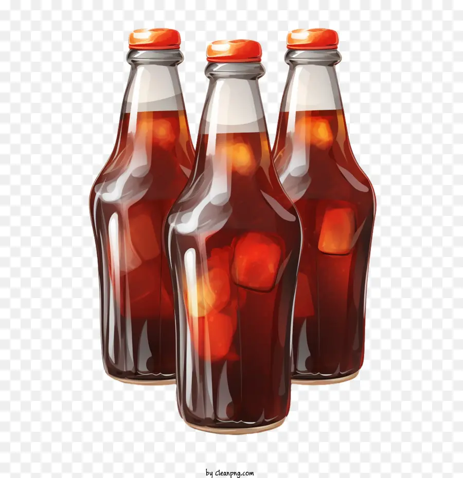 Garrafa De Soda Cola，Soda PNG