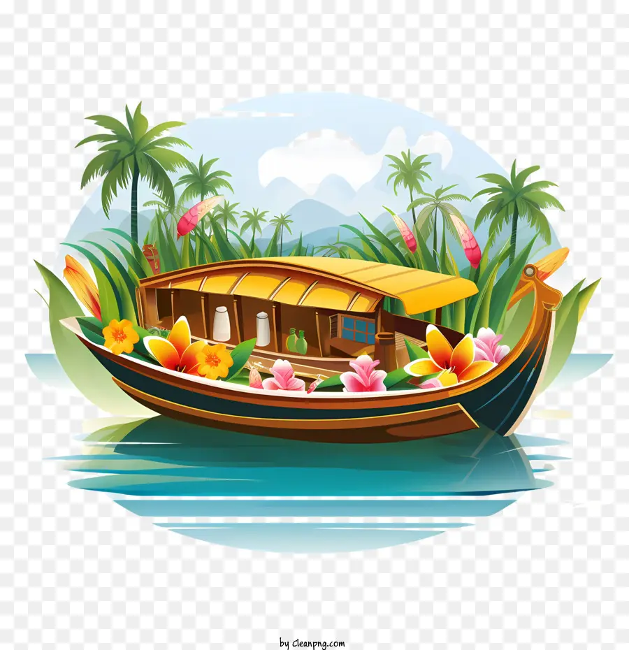 Onam Boat，Barco PNG