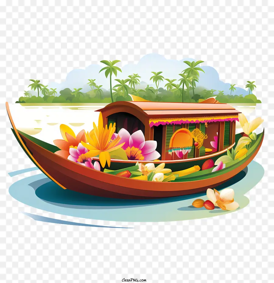 Onam Boat，Barco PNG