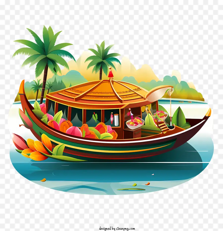 Onam Boat，Barco PNG