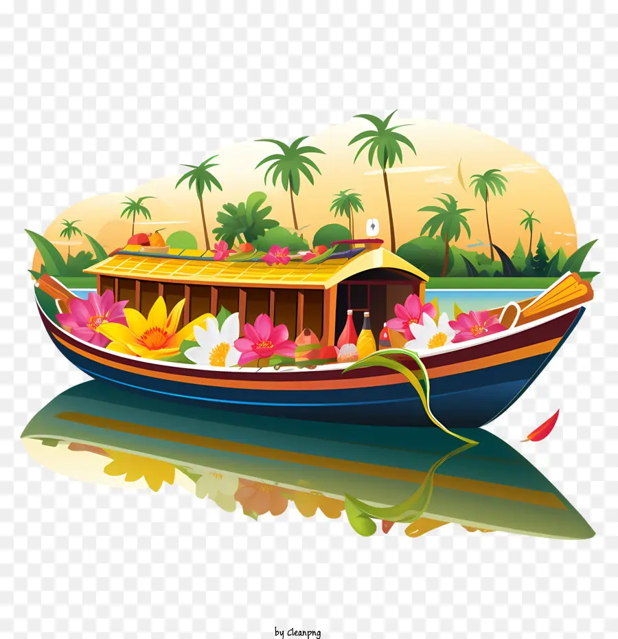 Onam Boat，Barco PNG