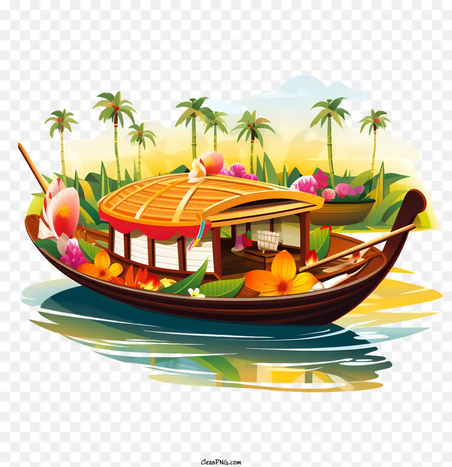 Onam Boat，Barco PNG