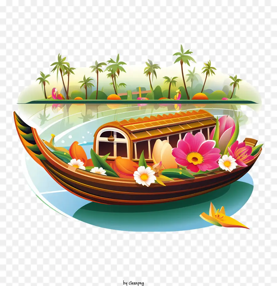 Onam Boat，Barco PNG