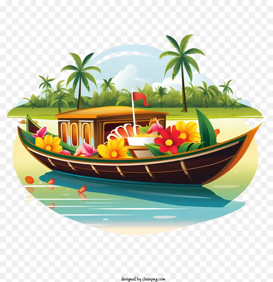 Onam Boat，Barco PNG