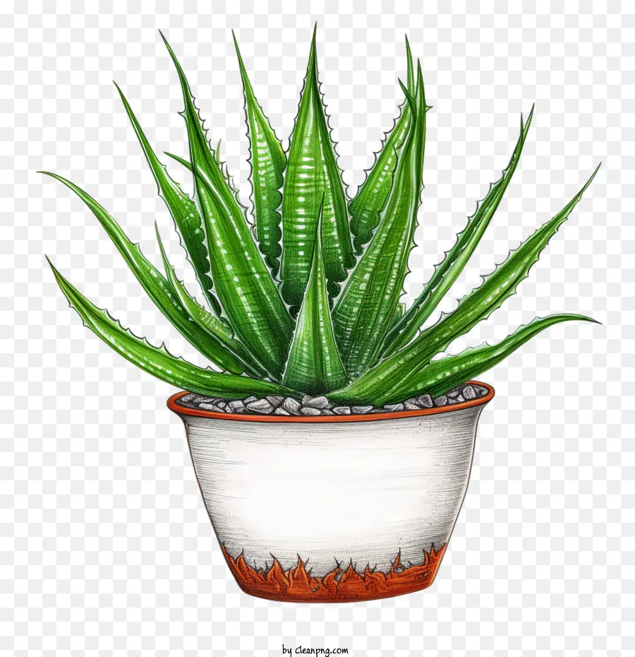 Aloe Vera，Cactus PNG