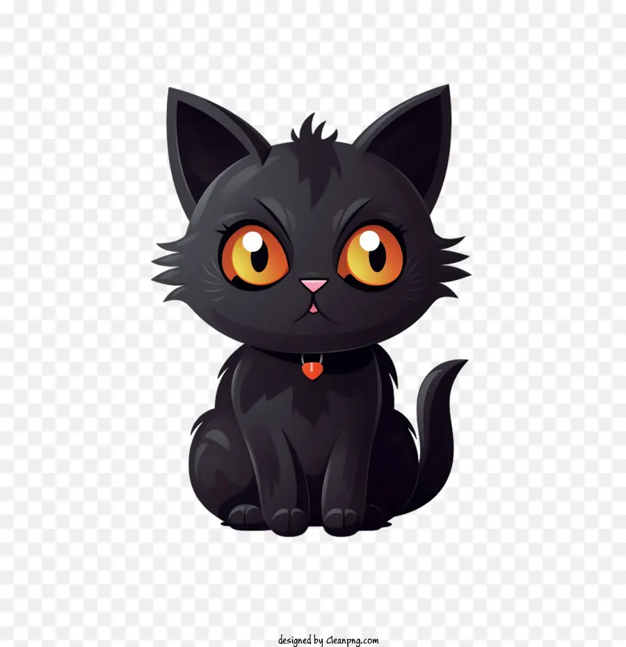 Dia Das Bruxas，Gato Preto PNG