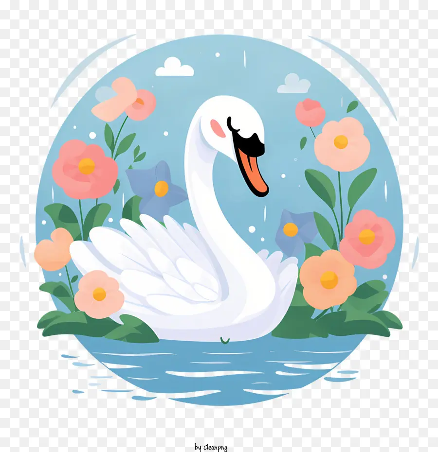 Swan，água PNG