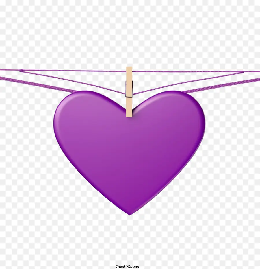 Dia Do Coração Roxo，Roxo PNG