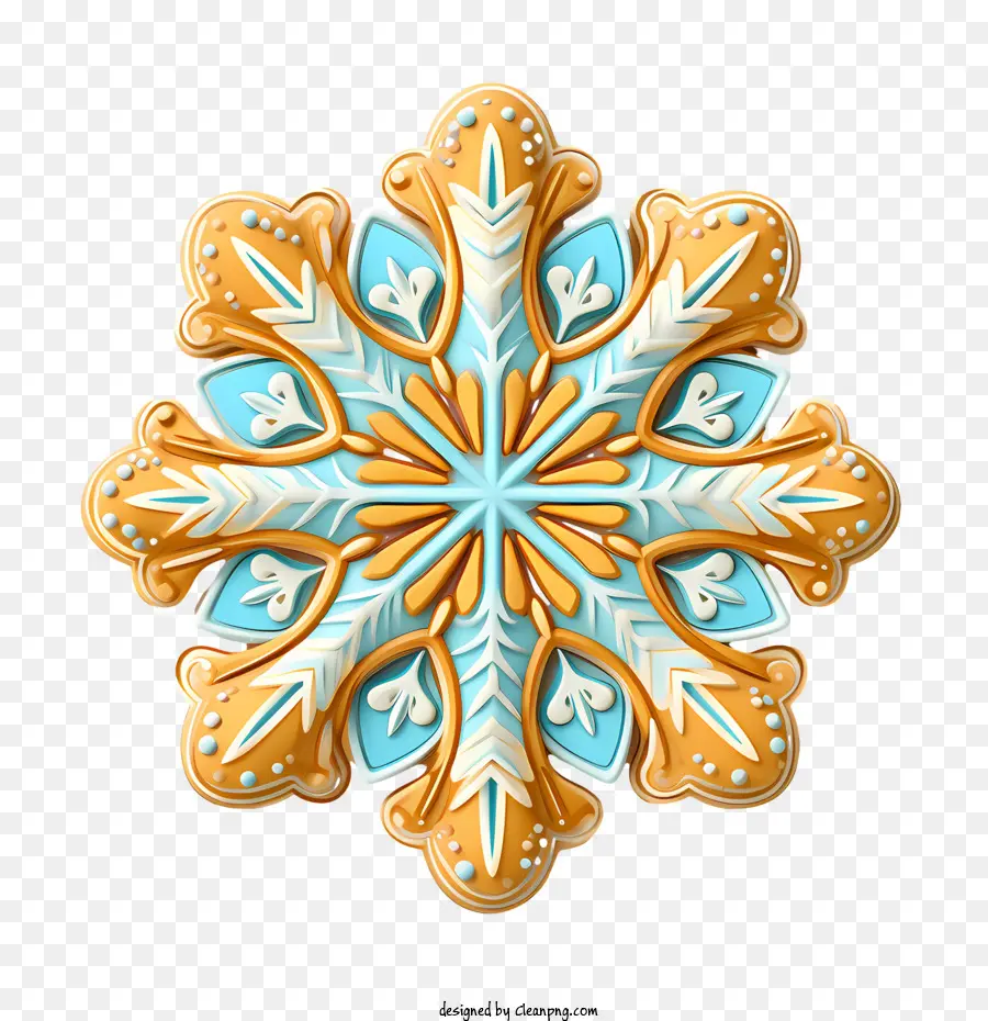 Biscoitos De Natal，Christmas Snowflake Cookies PNG