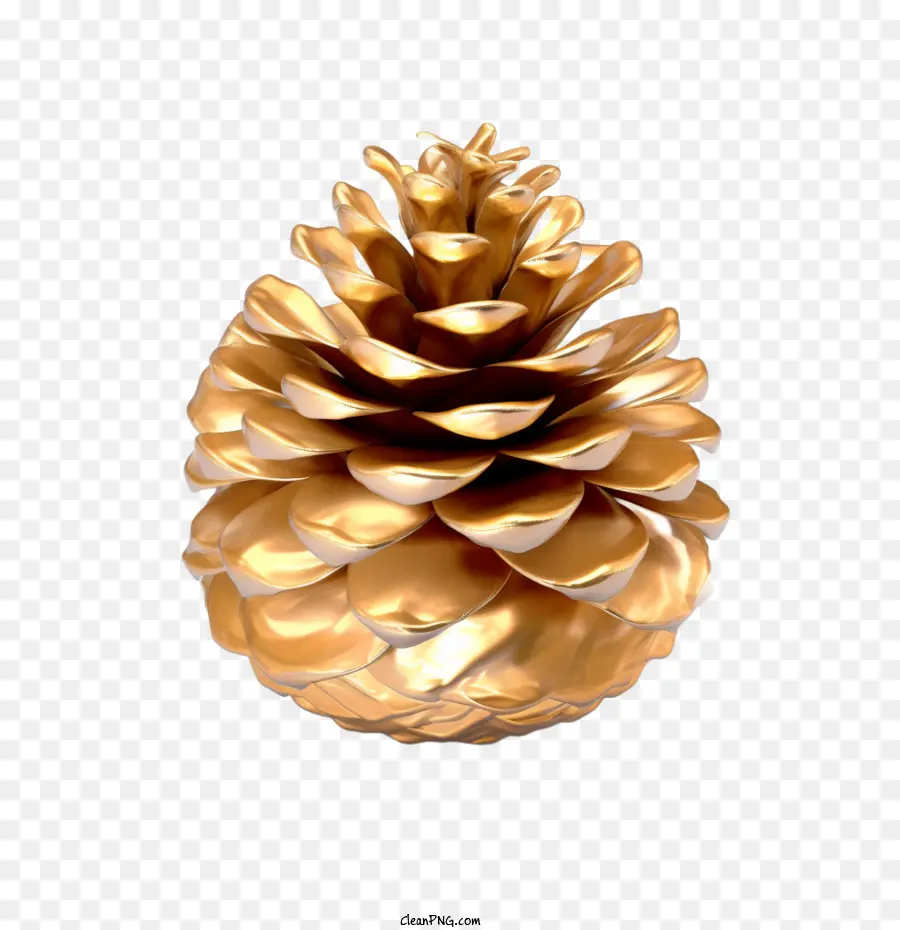 Pinecone，Golden PNG