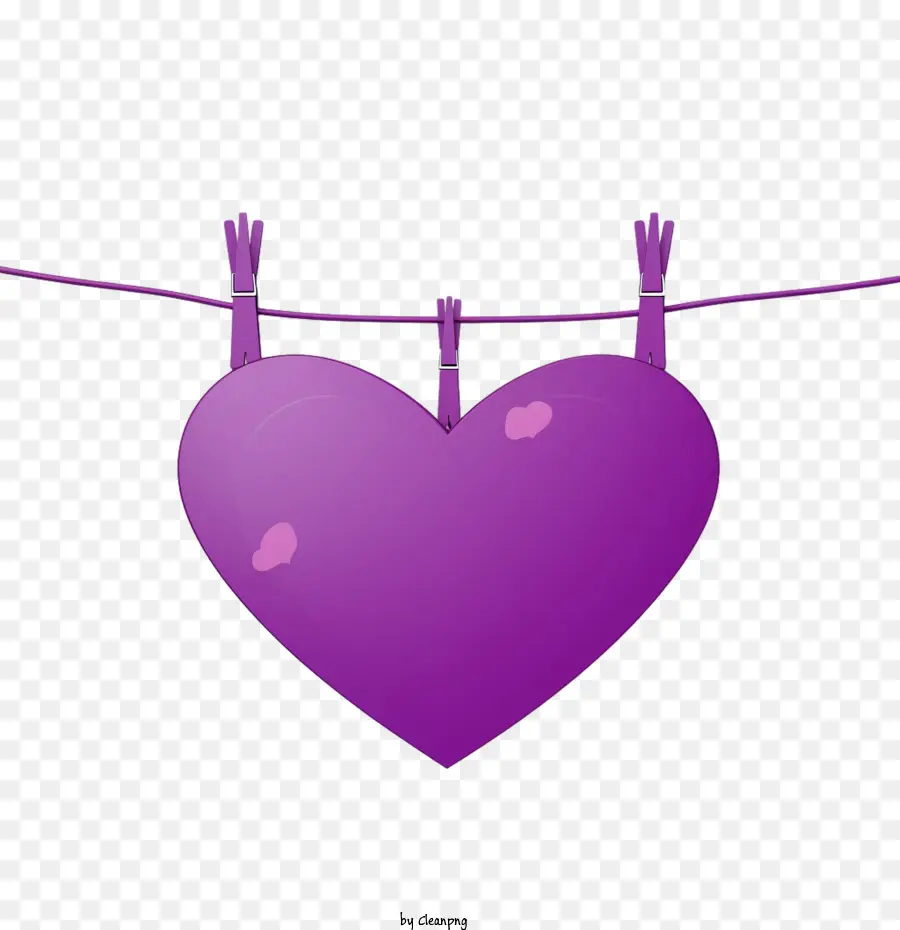 Dia Do Coração Roxo，Roxo PNG