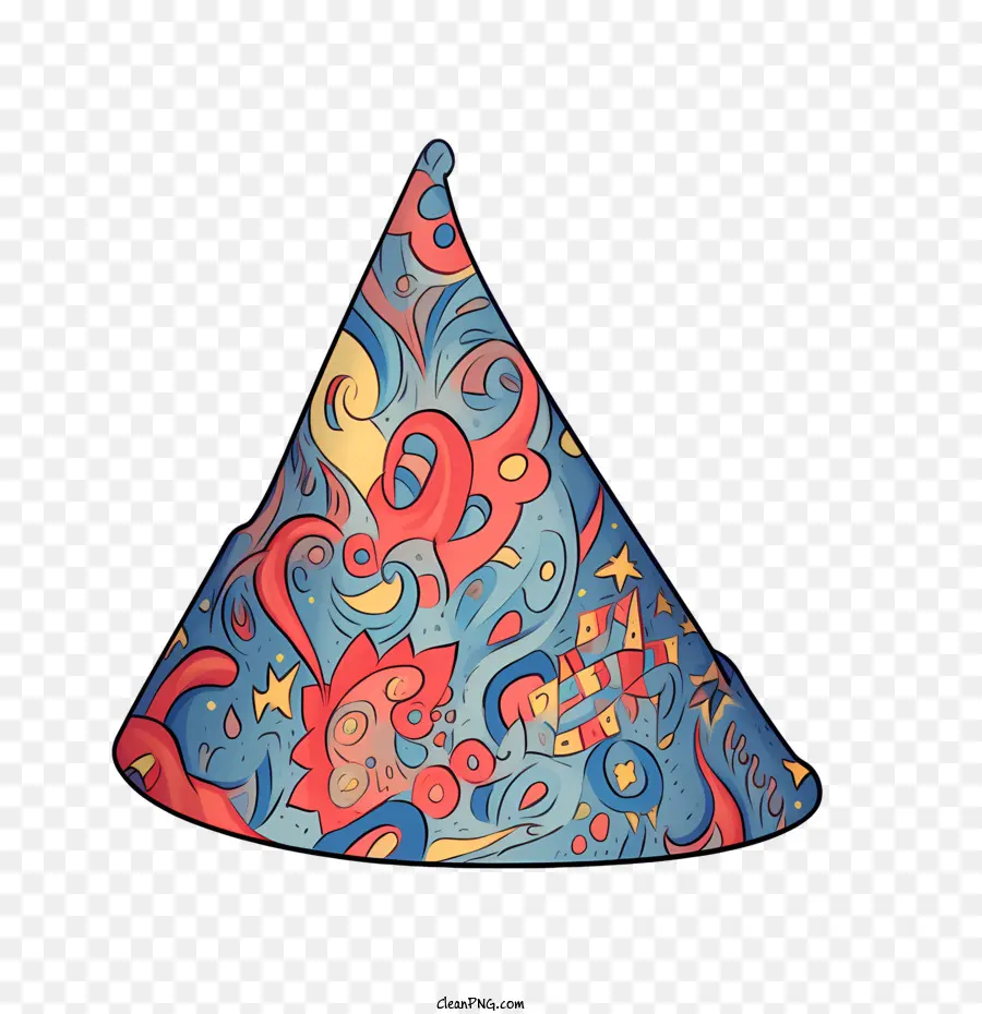 Chapéu De Aniversário，Psicodélico PNG