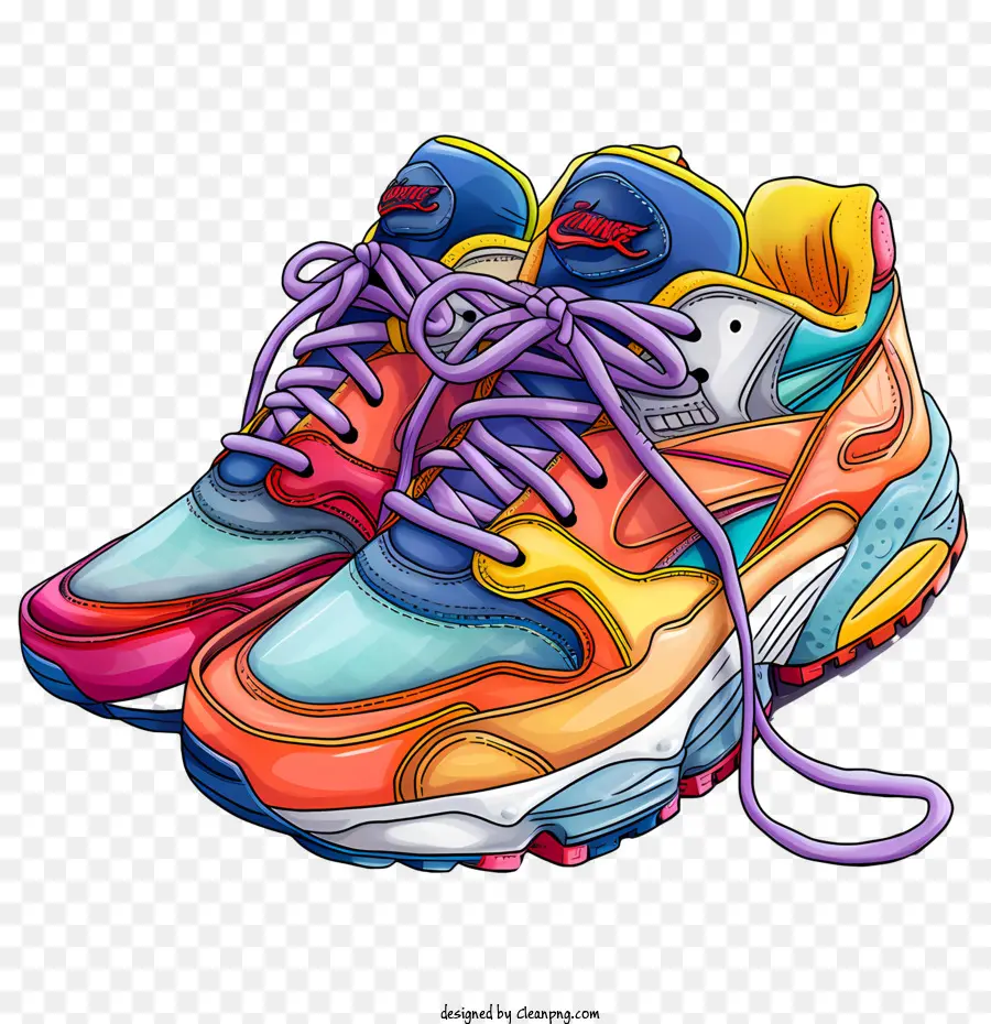 Sneakers，Colorido PNG