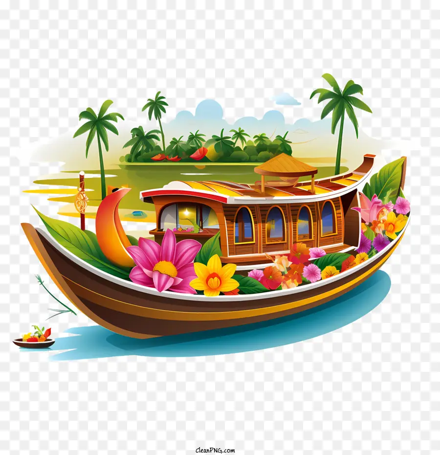 Onam Boat，Barco PNG