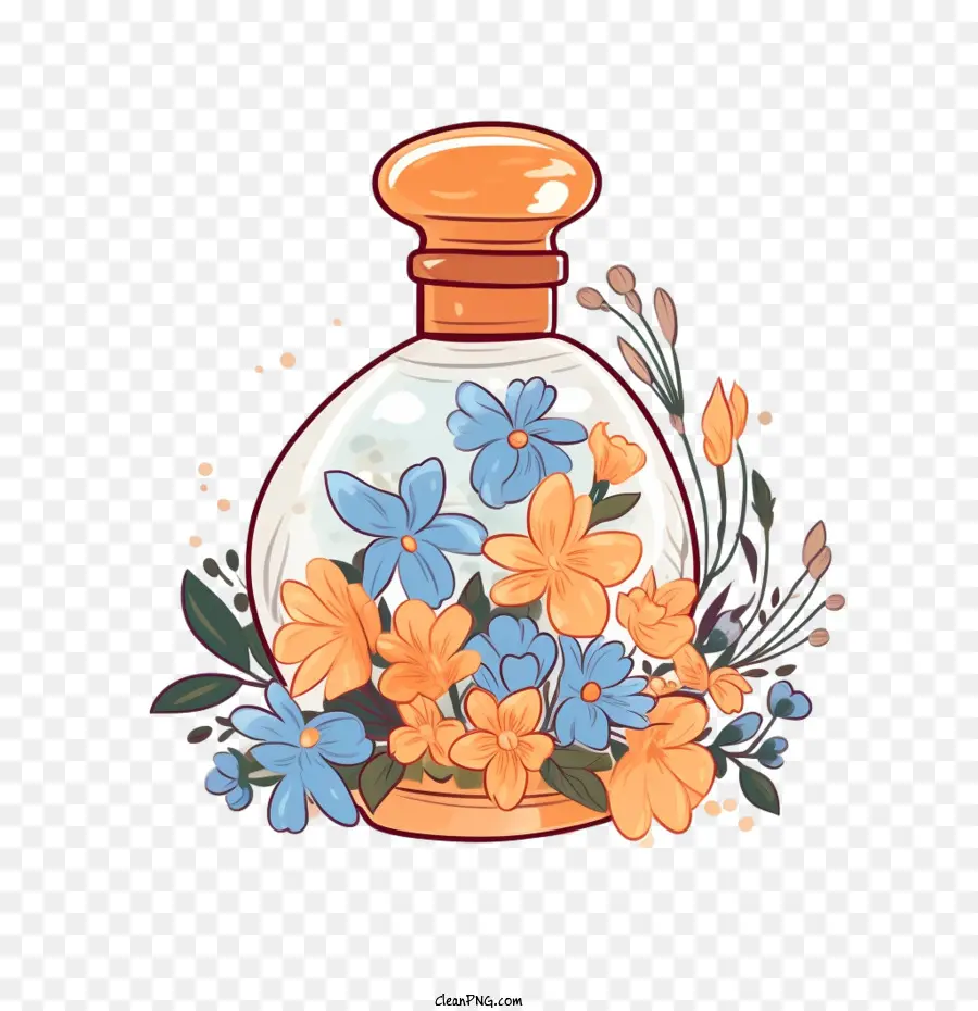 Frasco De Perfume，Buquê PNG