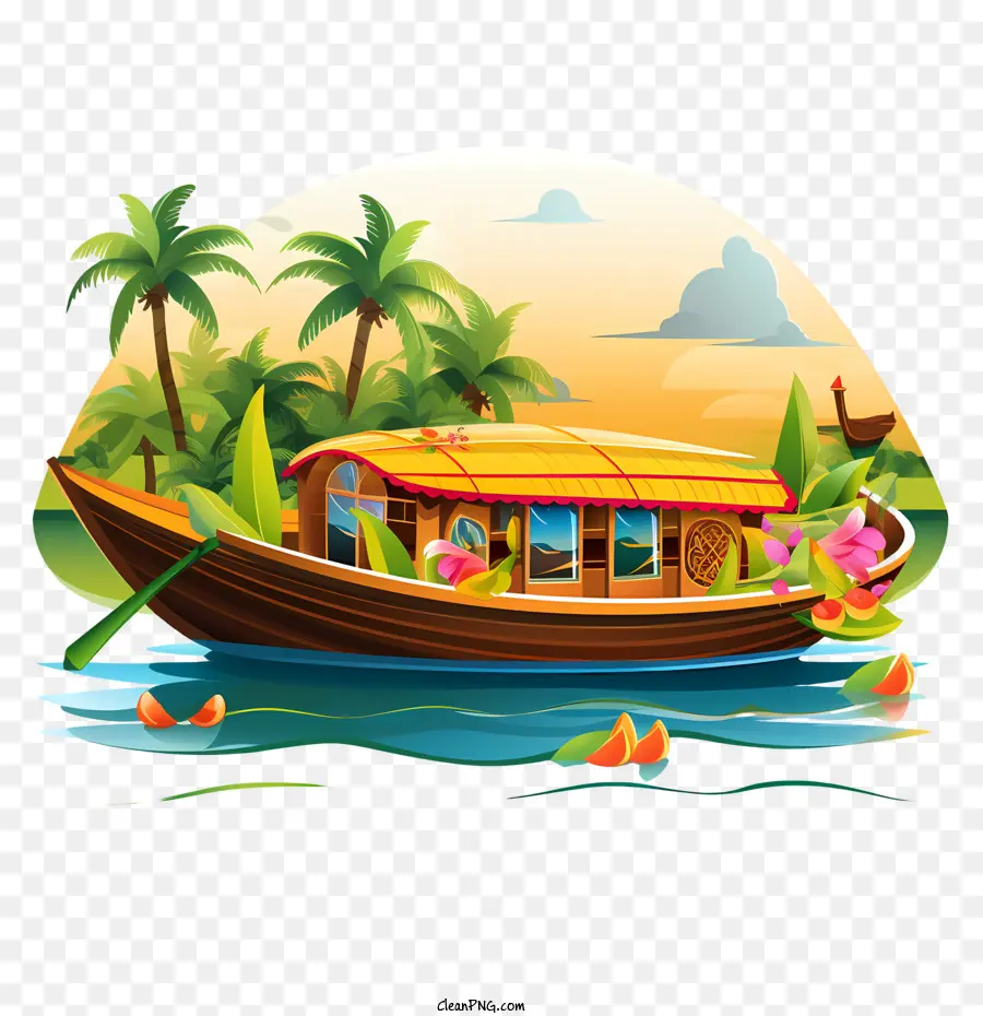 Onam Boat，Barco PNG