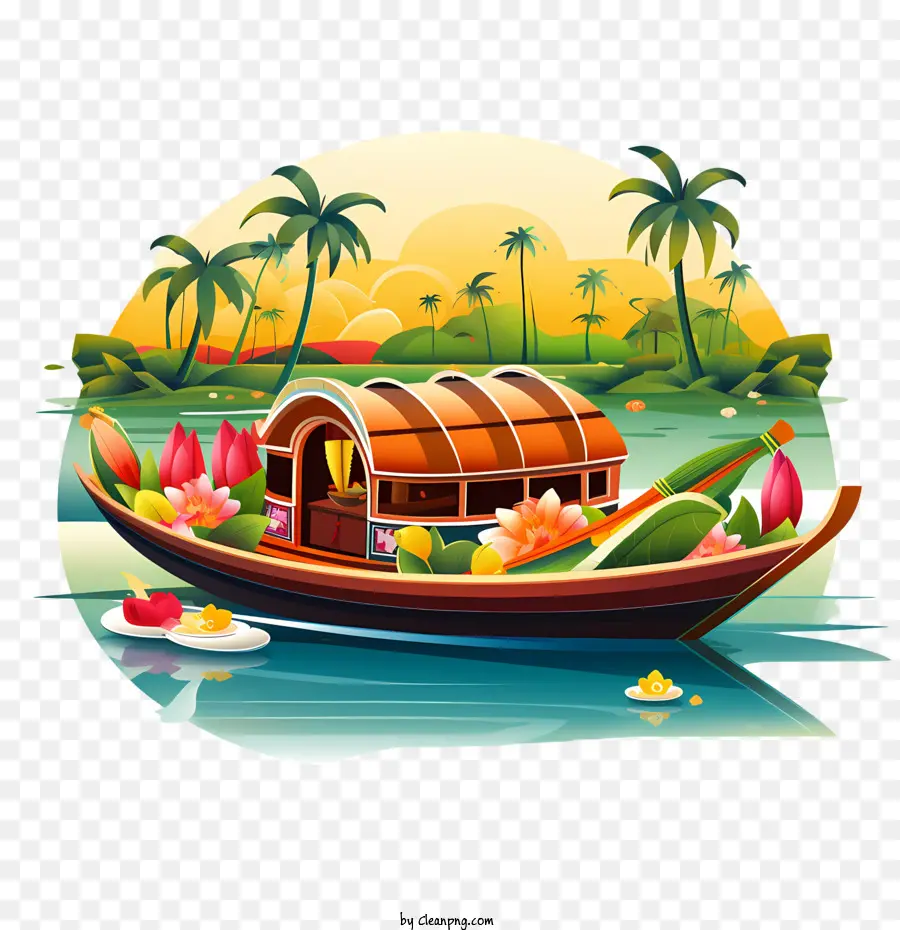 Onam Boat，Barco PNG