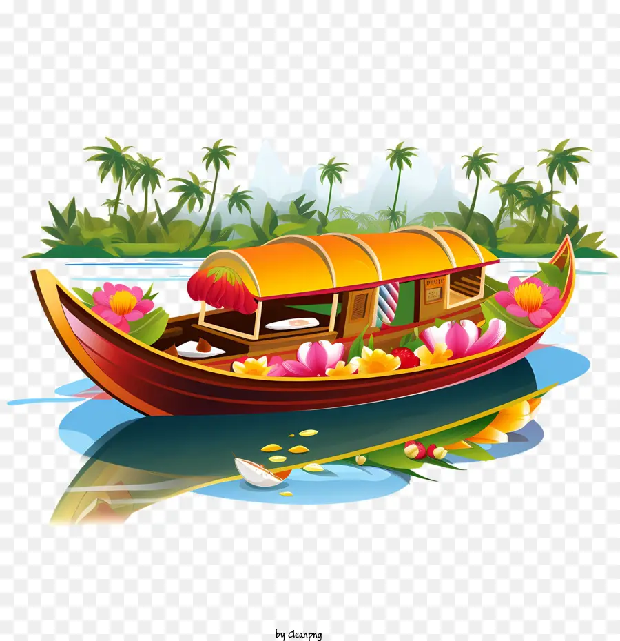 Onam Boat，Barco PNG