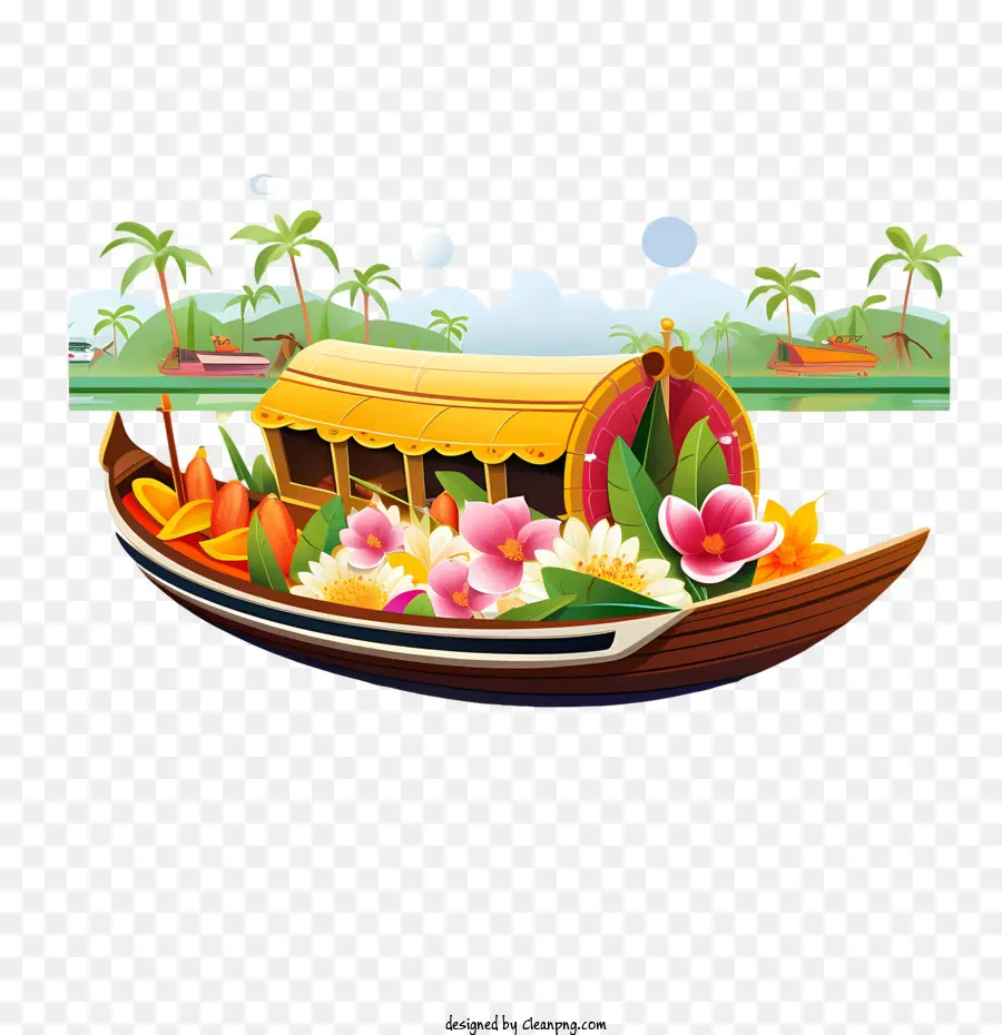 Onam Boat，Barco PNG